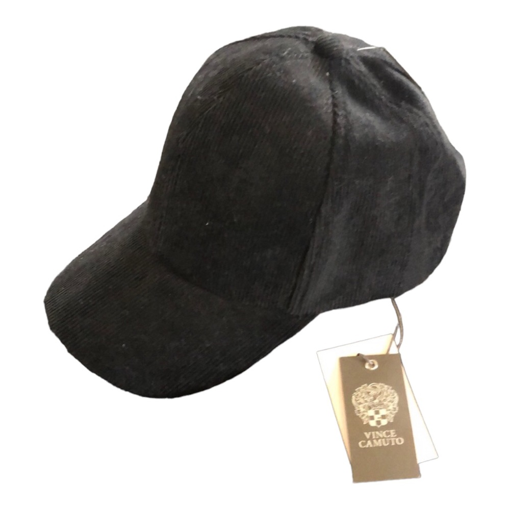 Vince Camuto NWT Corduroy Black Hat.